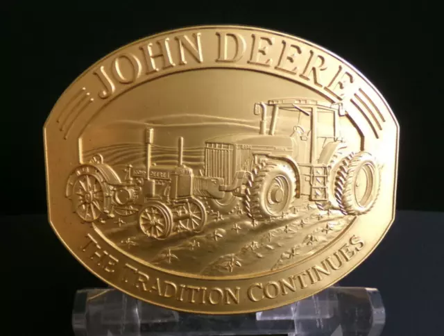 JOHN DEERE BELT BUCKLE  Ltd. Edition 1995 Model D Tractor 8400 Tractor 1092/5000