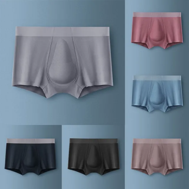 MODAL BOXER BRIEFS Underpants Underwear 3D Latex Pouch Boxer-Briefs Men  Panties $18.54 - PicClick AU