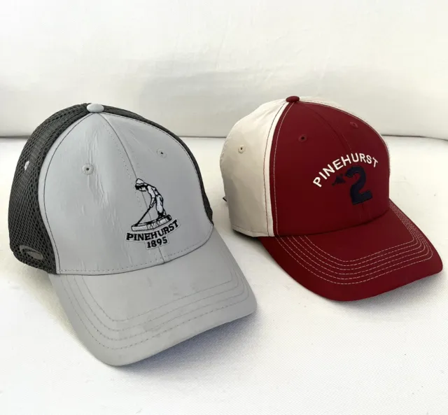 Pukka & Imperial Lot2 Poly Structured Golf Hats---One Size Fits All--Pinhurst!!