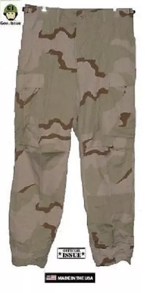 US Army 3 color desert Dcu Hose Bdu Outdoor pants wüstentarn Small Regular