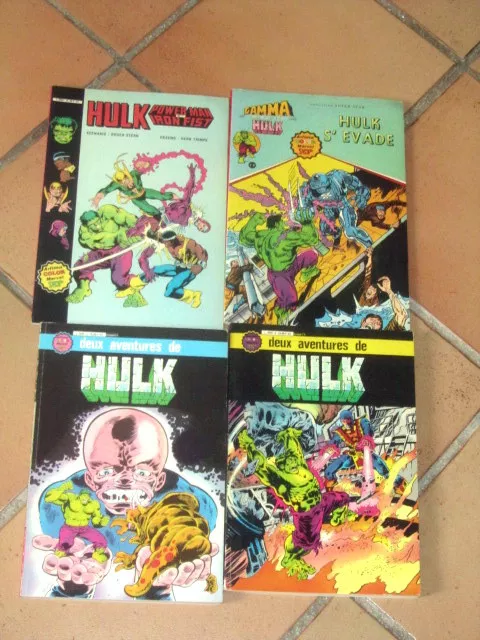 Lot 4 albums HULK artima color Marvel - recueils deux aventures + HS...