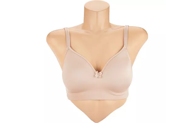 Breezies Smooth Radiance Wirefree T-Shirt Bra-White-38DDD-NEW-A350861