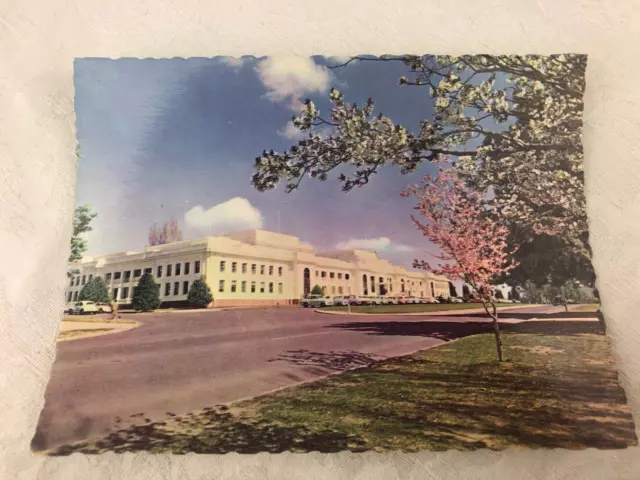 Vintage - Postcard Colour - 1950'S Oversize - Parliament House Canberra