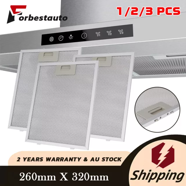 1/2/3 Rangehood Filter For Westinghouse 260mm x 320mm Five Layers Aluminum alloy