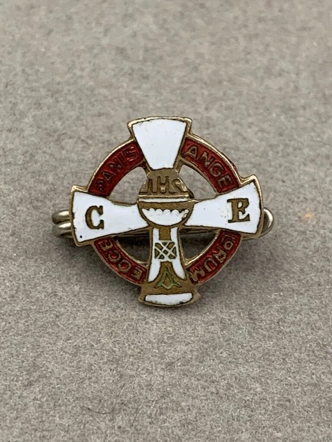 Broche Ancienne émaillée - Insigne De La Ville D'Uzerche - Occasion Ayant été Portée