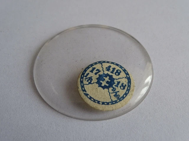 Verre Minéral Pour Montre De Gousset - Diamètre 41.8 Mm - Pièce Horlogerie