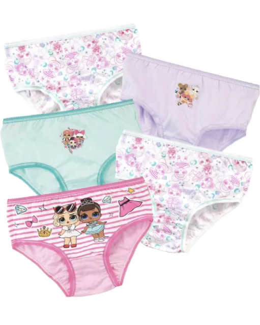 LOL SURPRISE KNICKERS 5 Pack Kids Girls 10 11 12 13 Years Underwear  Multipack £11.99 - PicClick UK