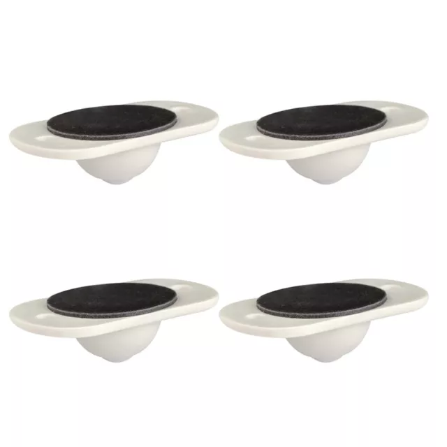 4 Pcs Roulettes Pivotantes Adhésives La Roue Boîte De Rangement