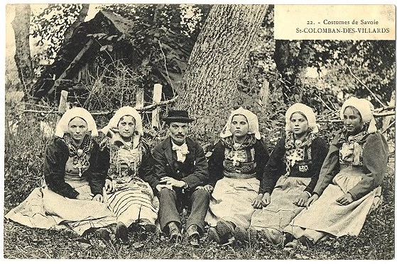 CPA 73  Savoie Costume Folklore Saint-Colomban-des-Villards