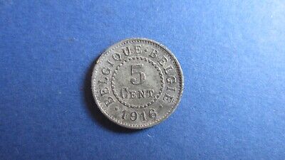 Deutsche Nebeng. Königr. Belgique 5 Centimes 1916 J.N608 En Sup (9536)