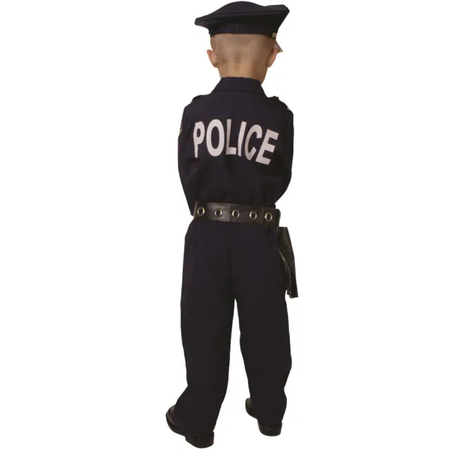 Preisgekröntes Kinder Deluxe Polizei Vorgeben Spiel Kostüm Set von Dress up America 2