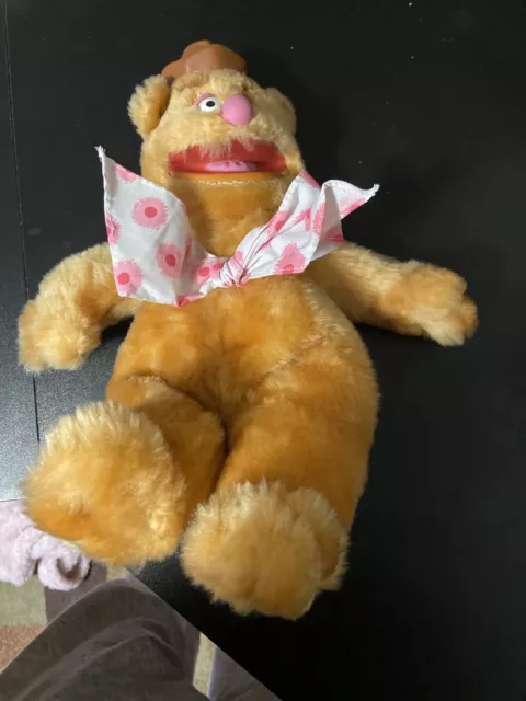 Vintage Jim Henson Muppets Fozzie Bear Plush Doll 1989 Direct Connect Intl NEW