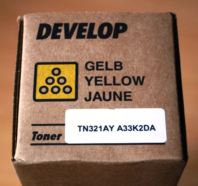 Original Develop TN321 AY Toner - A33K2DA - Yellow