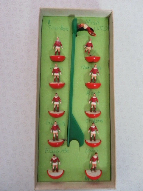 VINTAGE SUBBUTEO TABLE Soccer Football Players Figures C100 Leeds vintage-subbuteo-table-soccer-football-players-figures-c100-leeds