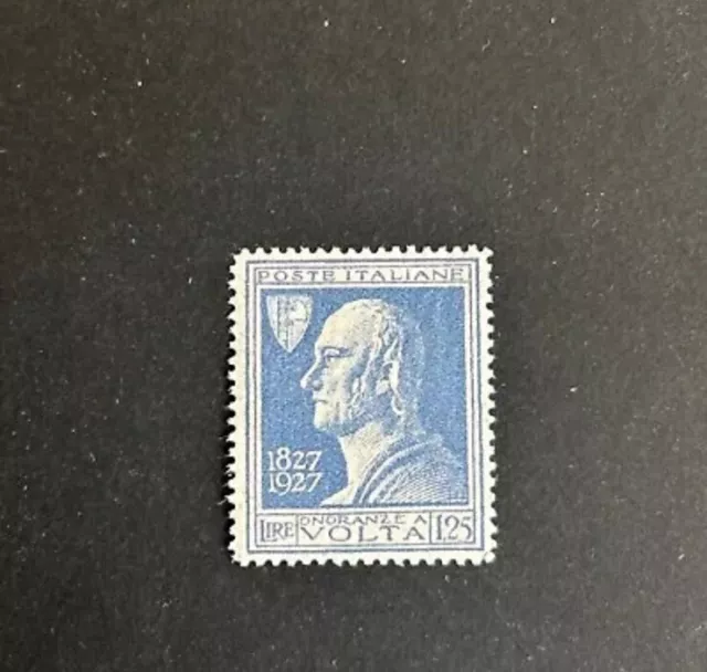 Italia Regno 1927 Centenario Morte Alessandro Volta 1,25L. Nuovo
