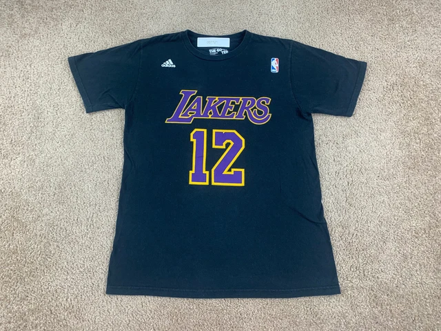 Los Angeles Lakers Mens Shirt Medium Black Dwight Howard #12 Basketball NBA