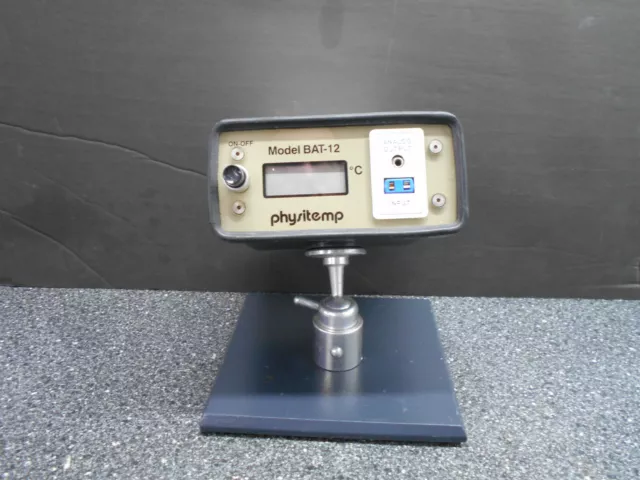 Physitemp Model Bat-12 Microprobe Thermometer W/ Stand