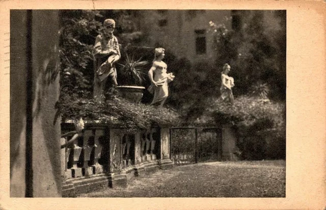 Cartolina - 1932 - Piacenza - Palazzo Raguzzi - Il giardino - FP - VG