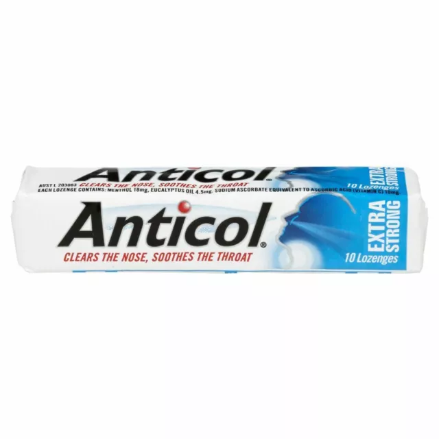 Anticol Extra Strong Throat Lozenges 10 Pieces X 36 Pack