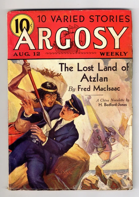 Argosy Part 4: Argosy Weekly Aug 12 1933 GD/VG 3.0