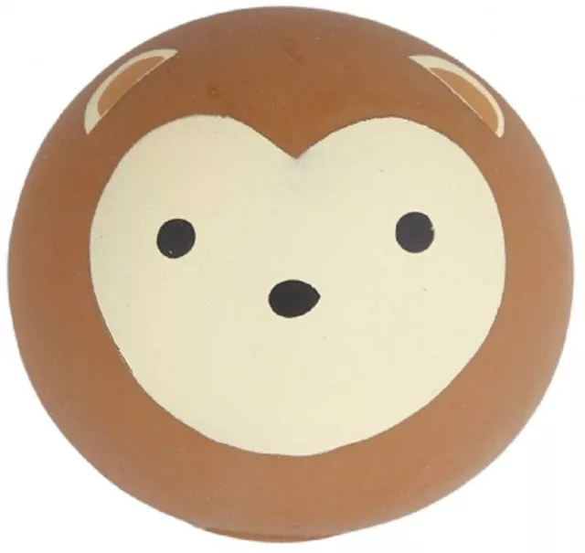 RAVENSDEN Affe Drück Puffer Stressball 9CM - T014M Brown Sensorische Spielzeug