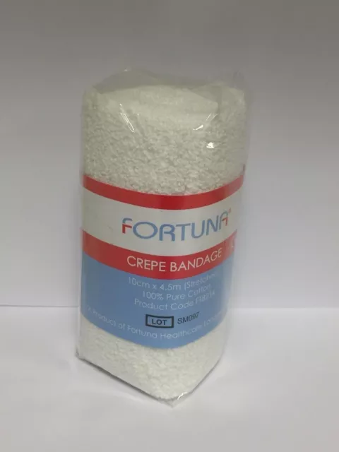 Fortuna Crepe Bandage 10 Cm X 4,5 Cm (Gestreckt)
