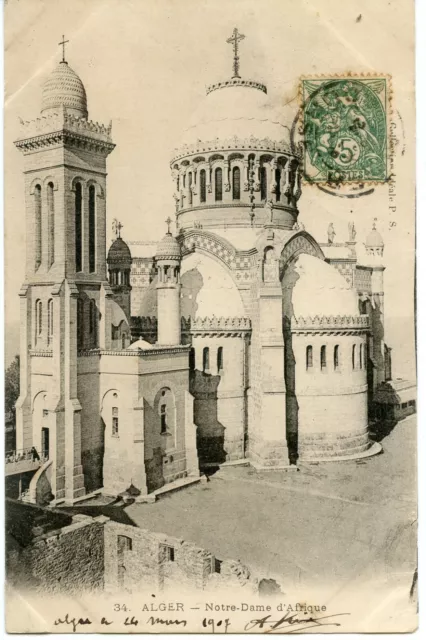 Postcard / Carte Postale Algerie // Alger Notre Dame D'afrique