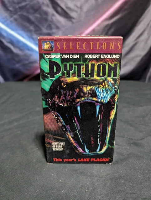 PYTHON VHS 2001 Casper Van Dien Robert England Y2K Horror Anaconda ...