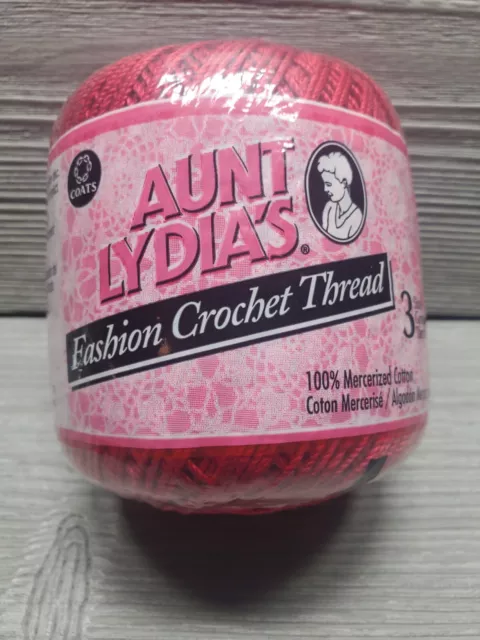 Aunt Lydias Fashion Crochet Thread Size 3 Scarlett