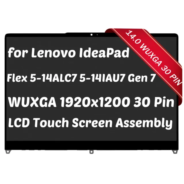 14 for Lenovo IdeaPad Flex 5-14ALC7 5-14IAU7 LCD Touch Screen Assembly 1920x1200