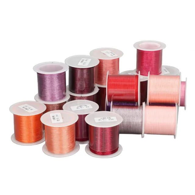 20pcs Embroidery Thread 3 Shares Rose Color Series 110yd Sewing Thread Spare AU