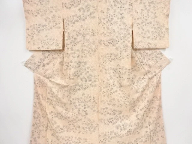 43666# Japanese Kimono / Antique Kimono / All Shibori / Plants
