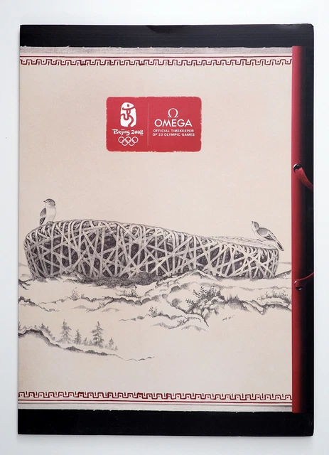 2008 OMEGA watch BEIJING SEAMASTER AQUA TERRA LIMITED ED Press kit with CD