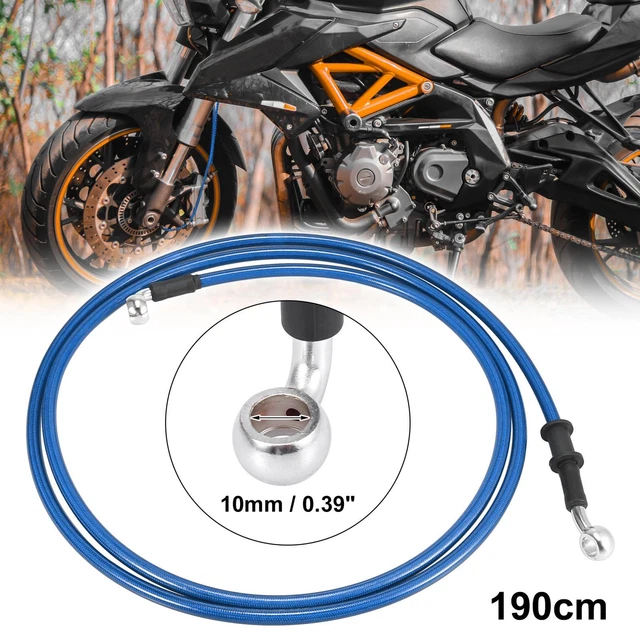 Tubo olio frizione freno moto universale 190 cm 74,8" linea tubo idraulico blu