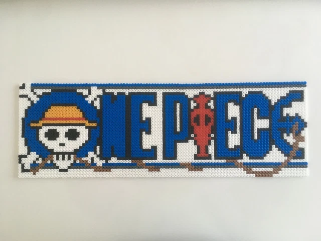 PIXEL ART / Perles A Repasser Logo One Piece EUR 13,50 - PicClick FR