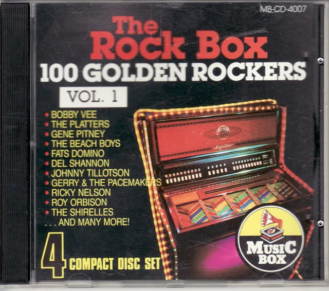 CD Album - Various Artists - The Rock Box - The Music Machine - Startel  Entertainment - Australia