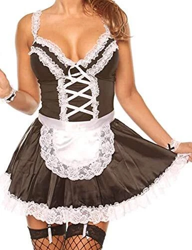 Unibaby Costume de soubrette sexy pour femme – Tenue de cosplay