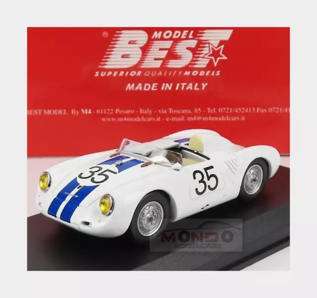 1:43 BEST Porsche 550 Rs Spider #35 24H Le Mans 1957 Hugus De Beaufort BE9619-2