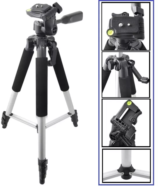 Pro Series 57" Tripod With Case For Canon Powershot ELPH 350 360 180 190 N N2