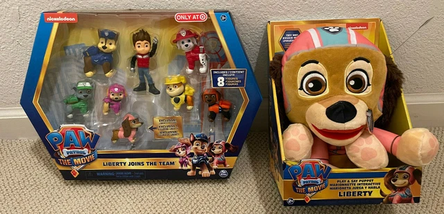 paw patrol liberty joins the team 8 figure movie gift pack with exclusive collectible figure