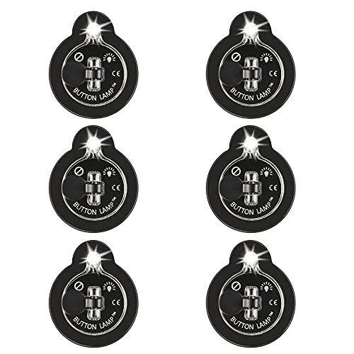 Panther Vision BUTTON LAMP Adhesive LEDs Light Package - Lightweight Ultra Sm...