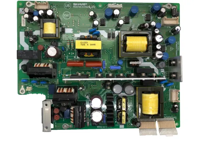 Sharp LC26D7U 26" TV Power Supply Board RDENCA092WJZZ (PSD-0392) (OEM PART)