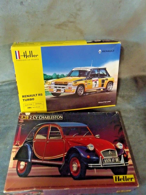 Maquette Renault 4CV Heller - Échelle 1/24 - 86 Pièces - Modèle à Monter
