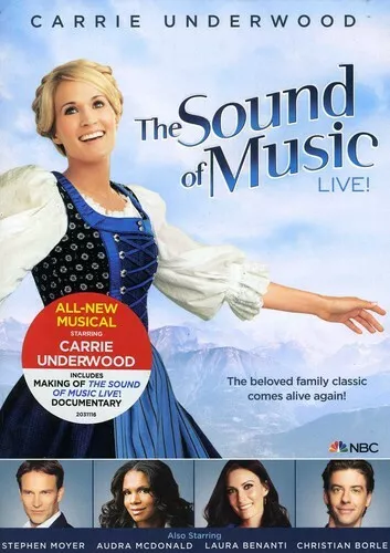 The Sound of Music Live! [DVD] Carrie Underwood, Stephen Moyer, Laura Benanti,