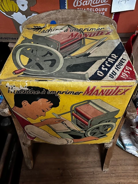 Jeu Manutex Machine Typographique Oscar Du Jouet 1959 Machine A