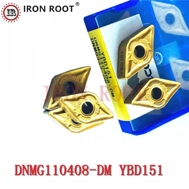 Genuine 10P DNMG110408-DM YBD151 CNC Turning Tool Carbide Inserts For Cast Iron