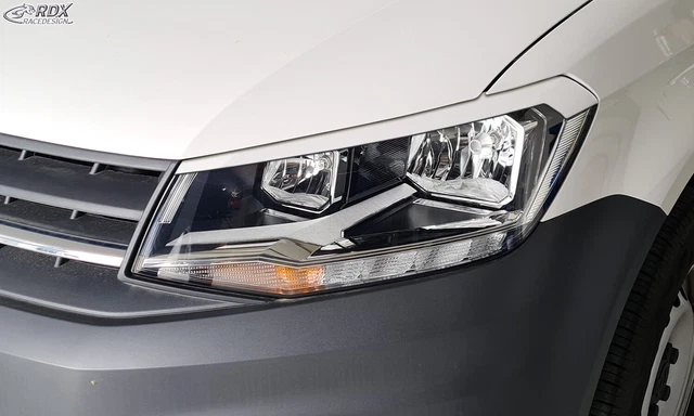 RDX mascherine fari brutto sguardo per VW Caddy 4 SA 2015 - mascherine design da corsa