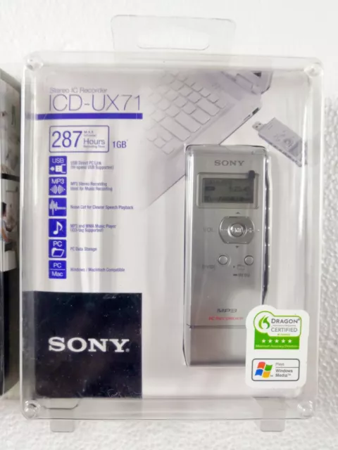 Sony ICD-UX71 Digital Voice Recorder 2