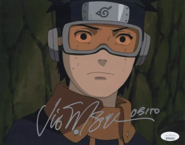 Naruto - Vic Mignogna signed Obito 8x10 photo - JSA COA