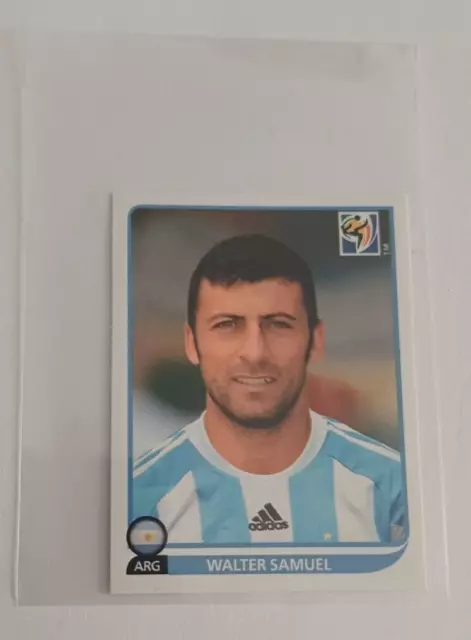 Sticker Cromo Walter SAMUEL Argentina n°111 PANINI World Cup South Africa 2010